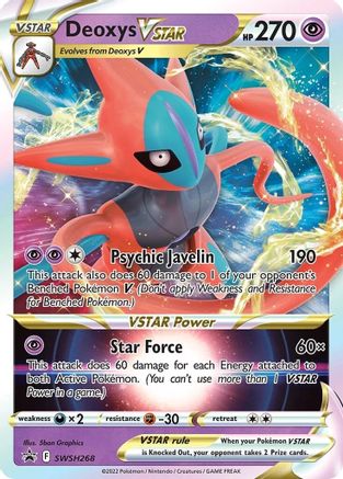 Deoxys VSTAR (SWSH268/307) [SWSH Sword & Shield Promo Cards] Holofoil - Promo