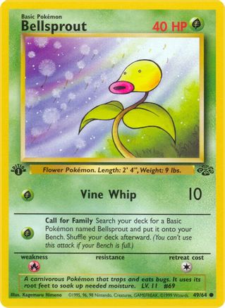 Bellsprout (049/64) [Jungle] 1st Edition - Common