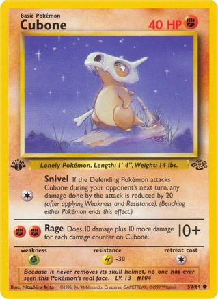 Cubone (050/64) [Jungle] 1st Edition - Common