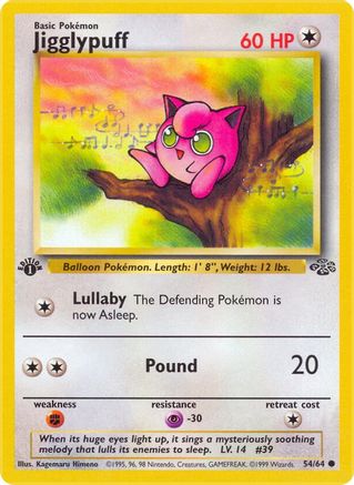 Jigglypuff (054/64) [Jungle] 1st Edition - Common