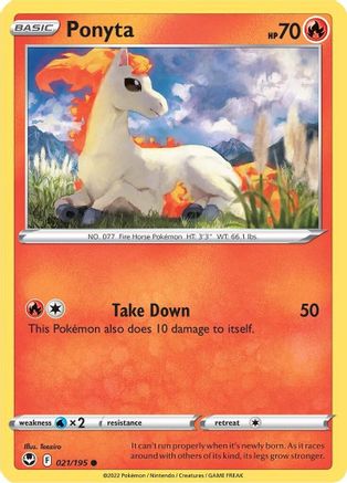 Ponyta (021/195) [SWSH12 Silver Tempest] Normal - Common