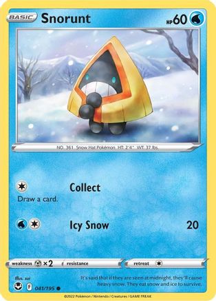 Snorunt (041/195) [SWSH12 Silver Tempest] Normal - Common
