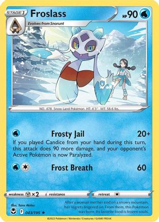 Froslass (043/195) [SWSH12 Silver Tempest] Normal - Rare