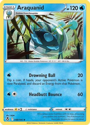 Araquanid (048/195) [SWSH12 Silver Tempest] Reverse Holofoil - Uncommon