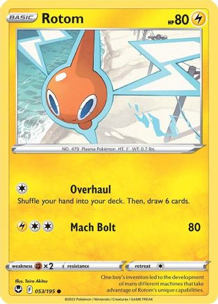 Rotom (053/195) [SWSH12 Silver Tempest] Normal - Common
