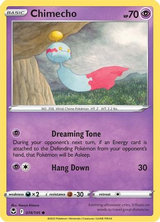 Chimecho (074/195) [SWSH12 Silver Tempest] Reverse Holofoil - Common