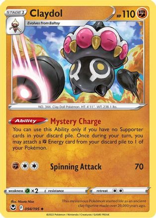 Claydol (094/195) [SWSH12 Silver Tempest] Normal - Uncommon