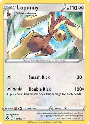 Lopunny (145/195) [SWSH12 Silver Tempest] Normal - Uncommon