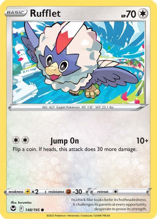 Rufflet (148/195) [SWSH12 Silver Tempest] Normal - Common