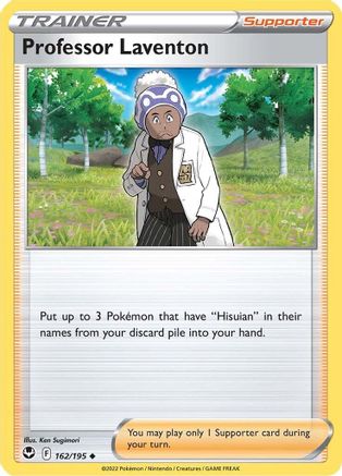 Professor Laventon (162/195) [SWSH12 Silver Tempest] Reverse Holofoil - Uncommon