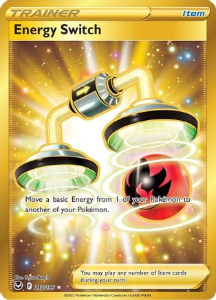 Energy Switch (Secret) 212/195  - Holofoil SWSH12 Silver Tempest - Secret Rare