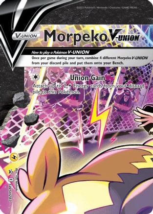 Morpeko V-Union (SWSH287) [SWSH Sword & Shield Promo Cards] Holofoil - Promo