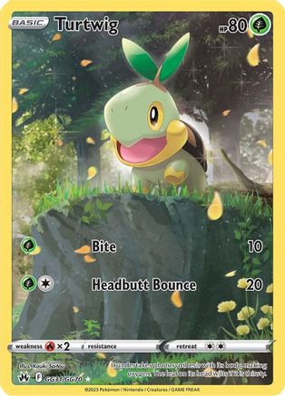 Turtwig GG31/GG70  - Holofoil Crown Zenith Galarian Gallery - Ultra Rare