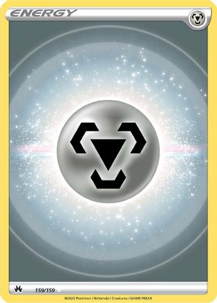 Metal Energy (Texture Full Art) 159/159  - Holofoil Crown Zenith - Ultra Rare