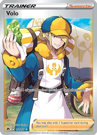 Volo (Full Art) 151/159  - Holofoil Crown Zenith - Ultra Rare