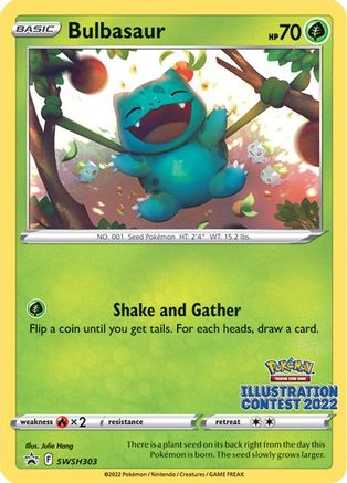 Bulbasaur (Illustration Contest 2022) (SWSH303) [SWSH Sword & Shield Promo Cards] Normal - Promo