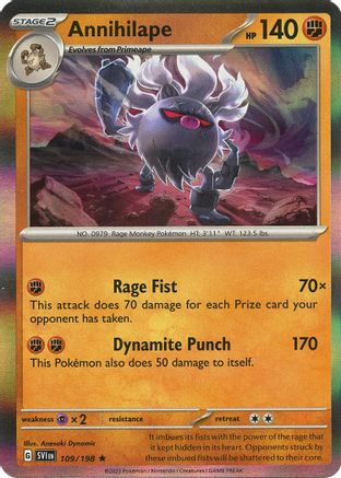 Annihilape (109) [SV01 Scarlet & Violet Base Set] Holofoil - Rare