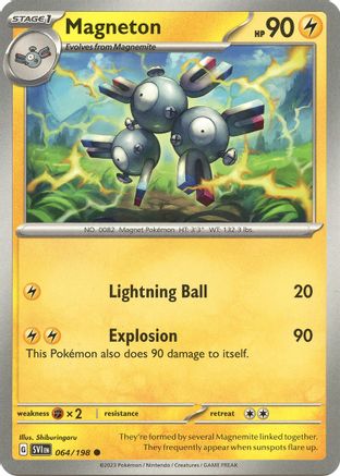 Magneton 064/198  SV01 Scarlet & Violet Base Set - Common