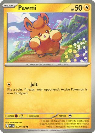 Pawmi 073/198  SV01 Scarlet & Violet Base Set - Common