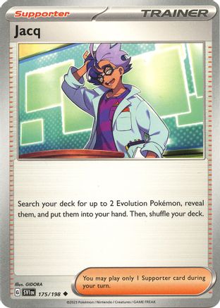 Jacq 175/198  - Reverse Holofoil SV01 Scarlet & Violet Base Set - Uncommon