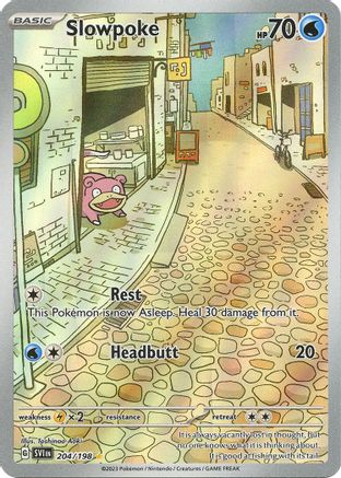 Slowpoke 204/198  - Holofoil SV01 Scarlet & Violet Base Set - Illustration Rare