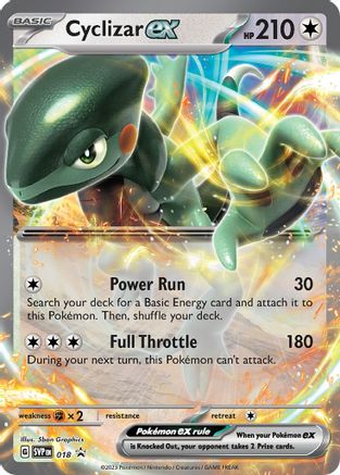 Cyclizar ex (018) [SV Scarlet & Violet Promo Cards] Holofoil - Promo