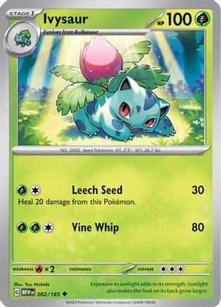 Ivysaur (002/165) [SV Scarlet & Violet 151] Normal - Uncommon