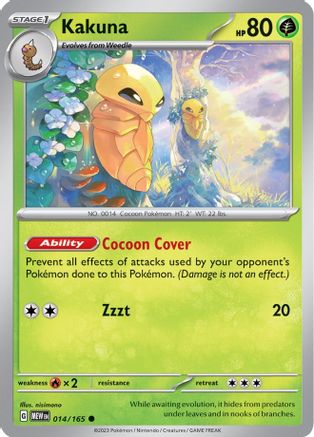 Kakuna (014) [SV Scarlet & Violet 151] Reverse Holofoil - Common