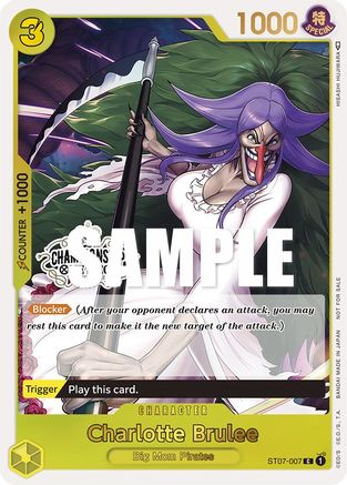 Charlotte Brulee (Store Championship 2023 Participation Pack Vol.1) (ST07-007) - One Piece Promotion Cards Foil