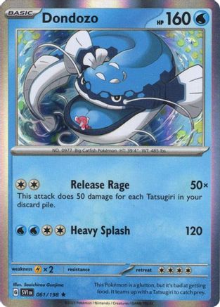 Dondozo (Line Holo) (061/198) [Miscellaneous Cards & Products] Holofoil - Rare