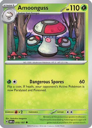 Amoonguss (010) [SV03 Obsidian Flames] Reverse Holofoil - Uncommon