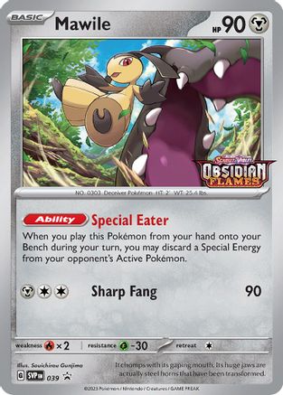 Mawile (Prerelease) (039) [SV Scarlet & Violet Promo Cards] Holofoil - Promo