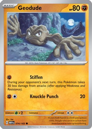 Geodude (074) [SV Scarlet & Violet 151] Normal - Common
