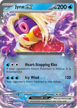 Jynx ex (124/165) [SV Scarlet & Violet 151] Holofoil - Double Rare