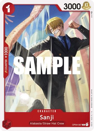 Sanji (007) (OP04-007) - Kingdoms of Intrigue