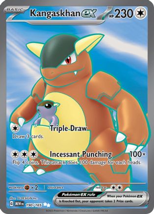 Kangaskhan ex (190/165) [SV Scarlet & Violet 151] Holofoil - Ultra Rare