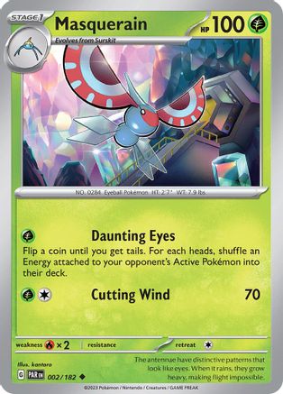 Masquerain 002/182  SV04 Paradox Rift - Uncommon