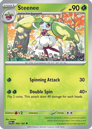 Steenee 009/182  - Reverse Holofoil SV04 Paradox Rift - Uncommon