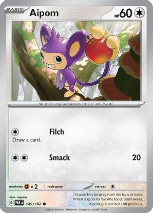 Aipom (145/182) [SV04 Paradox Rift] Normal - Common