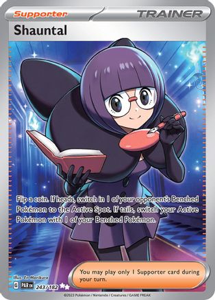 Shauntal 243/182  - Holofoil SV04 Paradox Rift - Ultra Rare