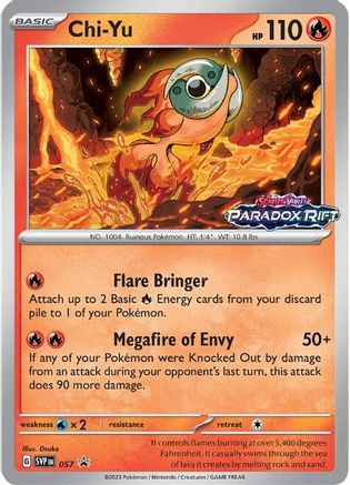 Chi-Yu (Prerelease) (057) [SV Scarlet & Violet Promo Cards] Holofoil - Promo