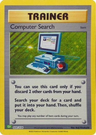 Computer Search (CLV) (020) [Trading Card Game Classic] Holofoil - Classic Collection