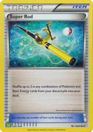 Super Rod (CLV) (028) [Trading Card Game Classic] Holofoil - Classic Collection