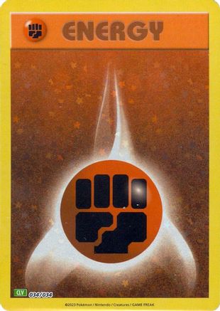 Basic Fighting Energy (034) [Trading Card Game Classic] Holofoil - Classic Collection