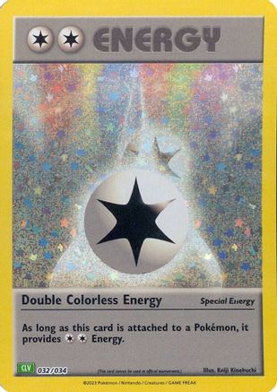 Double Colorless Energy (CLV) (032) [Trading Card Game Classic] Holofoil - Classic Collection
