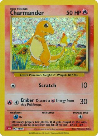 Charmander (001) [Trading Card Game Classic] Holofoil - Classic Collection