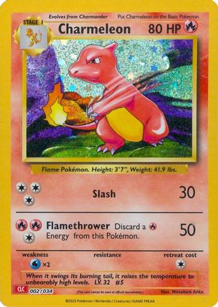Charmeleon (002) [Trading Card Game Classic] Holofoil - Classic Collection