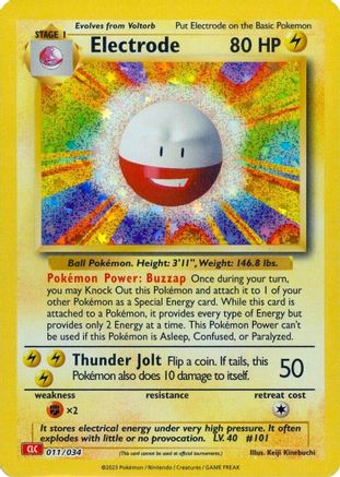 Electrode (011) [Trading Card Game Classic] Holofoil - Classic Collection