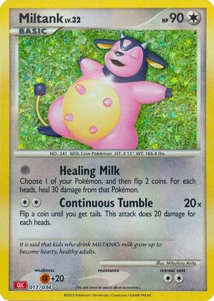 Miltank (017) [Trading Card Game Classic] Holofoil - Classic Collection