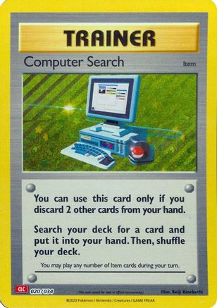 Computer Search (CLC) (020) [Trading Card Game Classic] Holofoil - Classic Collection